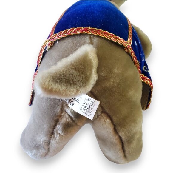 Vintage Y2K Ringling Bros King Tusk Elephant Plush 20" Fiesta 130th Circus - Picture 11 of 16